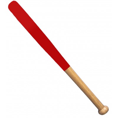 Ξύλινο ρόπαλο Baseball Red 50εκ.