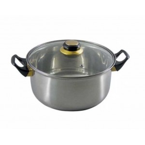 Βαθιά Ανοξείδωτη Κατσαρόλα 4.4lt / 24cm General Trade 883300