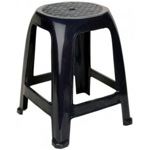 Σκαμπό Πλαστικό Δεμένο Πολύχρωμο 37x37x48cm Galifas 950524