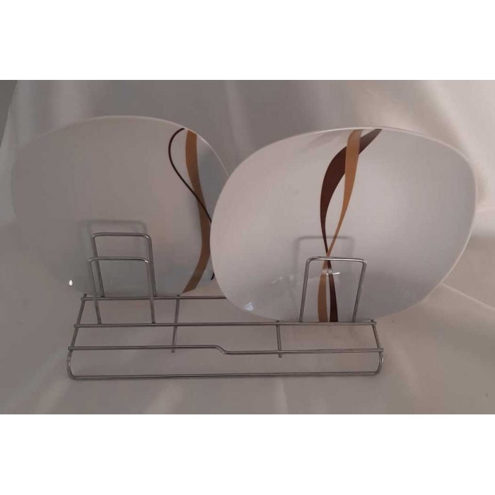 Πιατοθήκη μεταλλική ορθογώνια 27.5x13x13.5εκ.