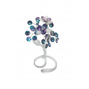 Λουλούδι διακοσμητικό Bonsai de cristal 10x18.5εκ.