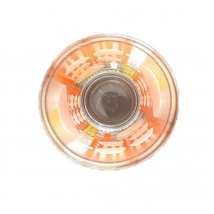 Ποτήρι γυάλινο 250ml σχέδιο Orange 6.5x14εκ.