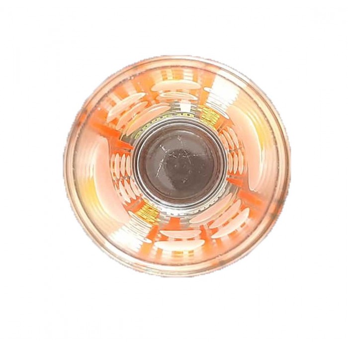 Ποτήρι γυάλινο 250ml σχέδιο Orange 6.5x14εκ.