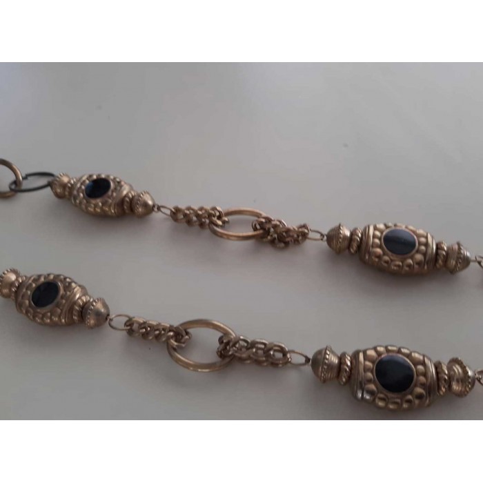 Μπιζού κρεμαστό χειροποίητο χάντρες 47εκ. Antique