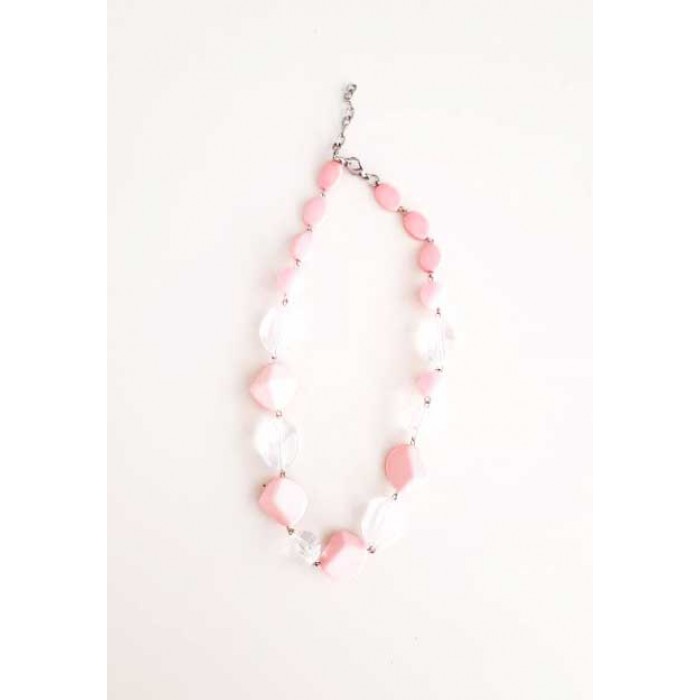 Μπιζού κρεμαστό χειροποίητο χάντρες 25εκ. Pink Diamond