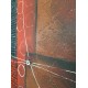 Πίνακας σε καμβά ανάγλυφο σχέδιο Abstract Art 60x60x4εκ. KC-172