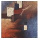 Πίνακας σε καμβά ανάγλυφο σχέδιο Abstract Art 60x60x4εκ. KC-219