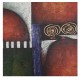 Πίνακας σε καμβά ανάγλυφο σχέδιο Abstract Circles Art 60x60x4εκ. KC-272