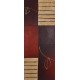 Πίνακας σε καμβά ανάγλυφο σχέδιο Abstract Art 100x40x4εκ.