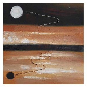 Πίνακας σε καμβά ανάγλυφο σχέδιο To The Moon And Back Art 60x60x5εκ.
