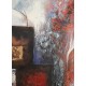 Πίνακας σε καμβά ανάγλυφο σχέδιο Abstract Art 60x60x4εκ. YC-328