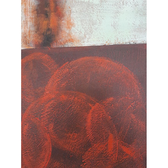 Πίνακας σε καμβά ανάγλυφο σχέδιο Abstract Seashells Art 100x50x4εκ.