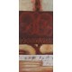 Πίνακας σε καμβά ανάγλυφο σχέδιο Abstract Seashells Art 100x50x4εκ.