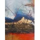 Πίνακας σε καμβά ανάγλυφο σχέδιο Abstract Art 60x60x4εκ. YC-487