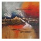 Πίνακας σε καμβά ανάγλυφο σχέδιο Abstract Art 60x60x4εκ. YC-487