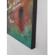 Πίνακας σε καμβά ανάγλυφο σχέδιο Abstract Art 60x60x4εκ. YC-490