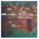 Πίνακας σε καμβά ανάγλυφο σχέδιο Abstract Art 60x60x4εκ. YC-490