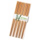 Chopsticks ξυλάκια από μπαμπού σετ 10 ζεύγη Wooden 24εκ.