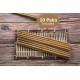 Chopsticks ξυλάκια από μπαμπού σετ 10 ζεύγη Wooden 24εκ.