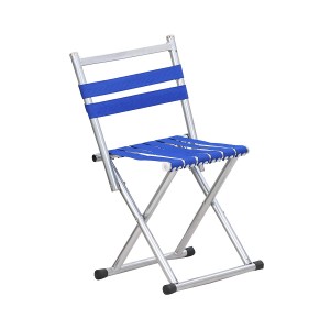 Καρέκλα ψαρέματος και παραλίας μπλε Summer Time 30x30x69εκ.