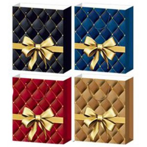 Σετ Χάρτινες Σακούλες Δώρου 32x18x10cm Πολύχρωμες 12 τεμαχίων ForHome 923659