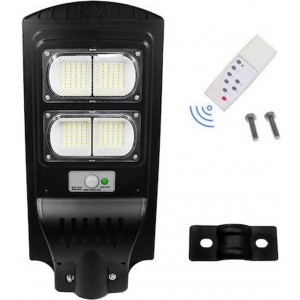 Επιτοίχιο Ηλιακό Φωτιστικό 80W 12800lm Ψυχρό Λευκό με Αισθητήρα Κίνησης, Φωτοκύτταρο και Τηλεχειριστήριο IP67 General Trade 7928521