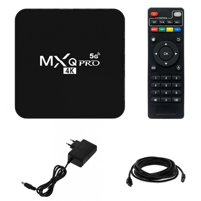 TV Box Android 12.1 16GB + 256GB 4K με Τηλεχειριστήριο MXQPro 4K HL18668-165