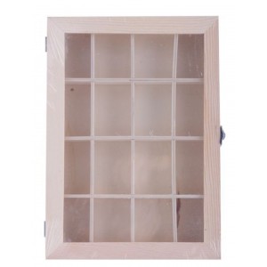 Κουτί Ξύλινο 16 Θέσεων 28x20x4cm ForHome 971105