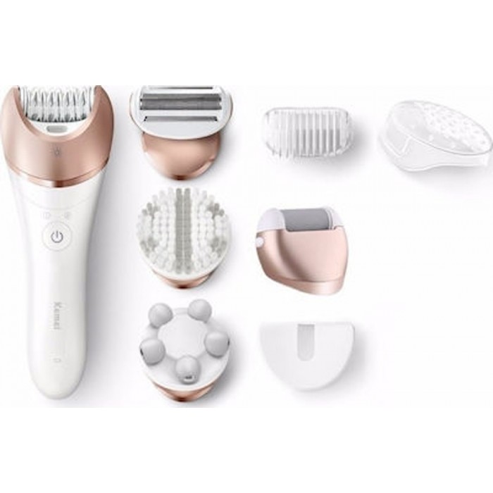 Kemei 5 In 1 Lady Hair Remover Shaver Σετ Αποτρίχωσης Epilator για Σώμα KM-8001