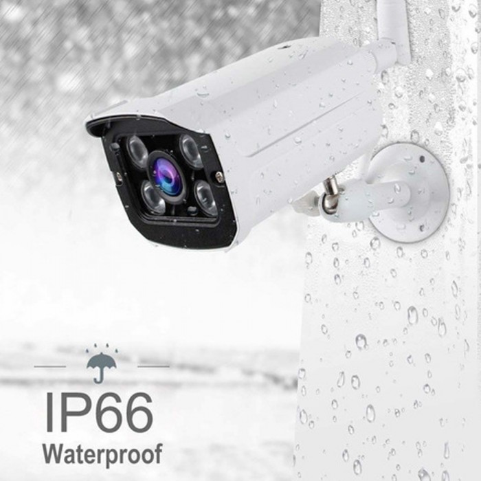Jortan 82047WK IP Κάμερα Παρακολούθησης Wi-Fi 1080p Full HD Αδιάβροχη