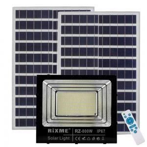 Στεγανός Ηλιακός Προβολέας LED 800W με Αισθητήρα Κίνησης και Τηλεχειριστήριο IP67 33714617