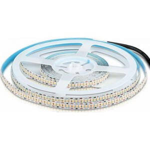 Ταινία LED Τροφοδοσίας 12V με Θερμό Λευκό Φως Μήκους 5m και 240 LED ανά Μέτρο Τύπου SMD2835 101425 