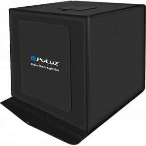  Photo Box Puluz Φωτιζόμενο με Πολλαπλά Backround 60W 60x60x60cm ForHome 260906
