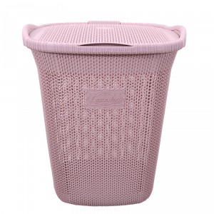 Κάδος απλύτων Ροζ 65 λίτρα πλαστικός