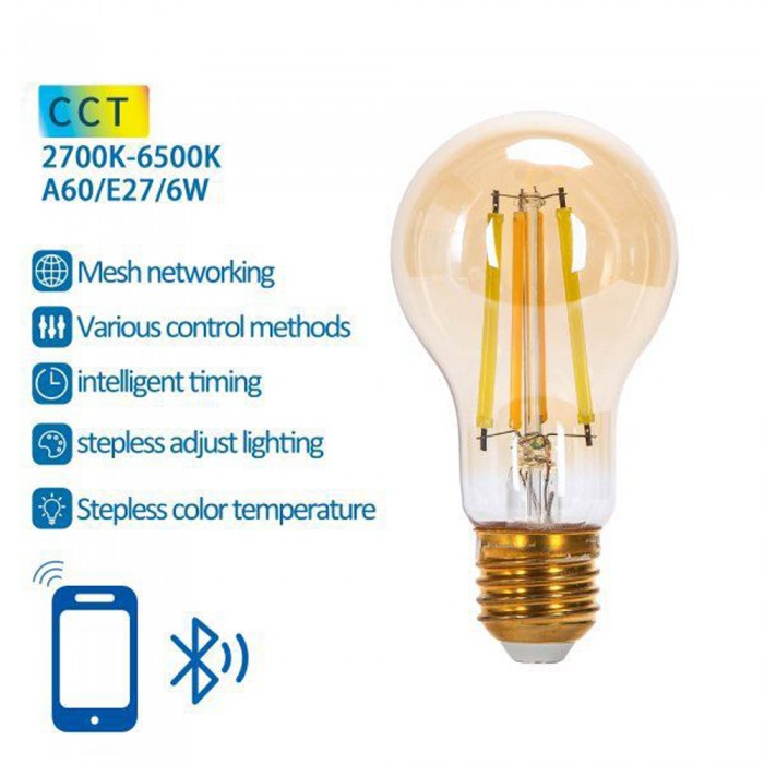 Λαμπτήρας FILAMENT LED CCT A60 Aigostar 29458