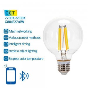 Λαμπτήρας FILAMENT LED CCT G80 Aigostar 30653
