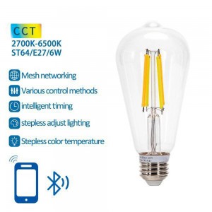 Λαμπτήρας FILAMENT LED CCT ST64 Aigostar 30652