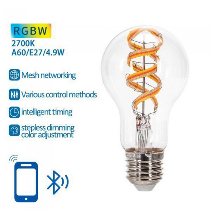 Λαμπτήρας FILAMENT LED RGBW A60 Aigostar 29454