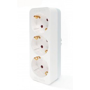 Πρίζα ασφαλείας 3 θέσεων Λευκό 14.5x5x7.7cm Aigostar 36098