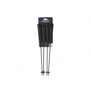 4 Μεταλλικά σουβλάκια μπάρμπεκιου Vaggan (C83500300) Με αντικολλητική επίστρωση, 45.5 cm