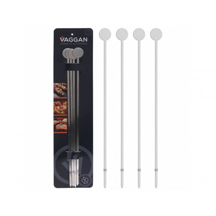  Bbq Skewers Set 4Pcs 375Mm Yl7900500
