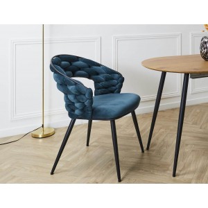 Kαρέκλα Sawyer Home Deco Factory με διαστάσεις 62x54x83cm - Duck Blue