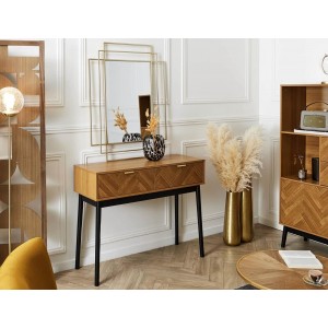 Kονσόλα Εισόδου Felix Home Deco Factory με 2 συρτάρια και διαστάσεις 100x35x80cm
