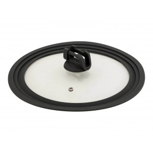 Universal Καπάκι για κατσαρόλες 5five με διαμέτρους 26cm, 28cm, 30cm και υποδοχή για κουτάλα