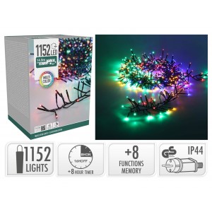 1152 Led Φωτάκια - 14.9 Μέτρα - Χρονοδιακόπτησ - Πολύχρωμο	