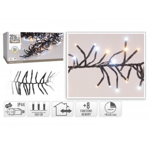 2016 Led Φωτάκια - 14.6 Μέτρα - Χρονοδιακόπτησ - Λευκό, Θερμό Λευκό