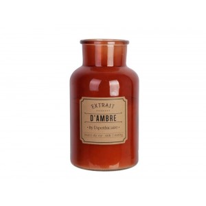  Bougie Parfumee Ambre Apothicaire H25.5Cm M2 Bo516
