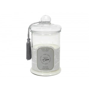  Bougie Parfumee Bonbonniere Grise H29Cm M2 Bo5581
