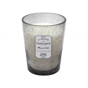  Bougie Parfumee Verre Bulle Gris Clair H16Cm M4 Bo