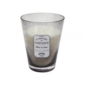  Bougie Parfumee Verre Bulle Gris Clair H23Cm M2 Bo